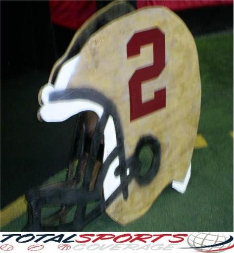 D'Antre Turman's number 2 was on display tonight has it has been all season on the Creekside sideline